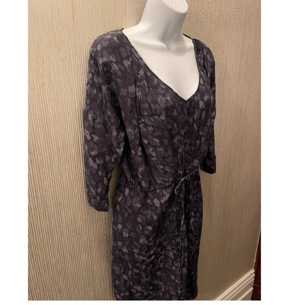 Rebecca Taylor Grey Silk Dress Sz 2/Small